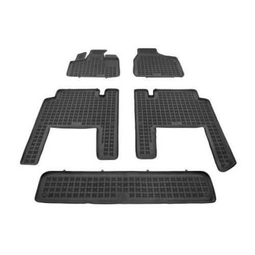 Covorase auto cauciuc pentru CHRYSLER Voyager V (2007-2016) - 7-seater version - tavite - set 4buc., marca Rezaw-Plast REZAW-PLAST 203701