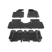 Covorase auto cauciuc pentru KIA Sorento III (2015-2020) - 7 seats - tavite - set 4buc., marca Rezaw-Plast REZAW-PLAST 201019