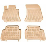 Covorase auto cauciuc pentru FORD Galaxy (1995-2006) / VW Sharan / SEAT Alhambra (1995-2010) - tavite pentru 1, 2 si 3 row seats - bej - set 4buc., marca Rezaw-Plast REZAW-PLAST 200103B