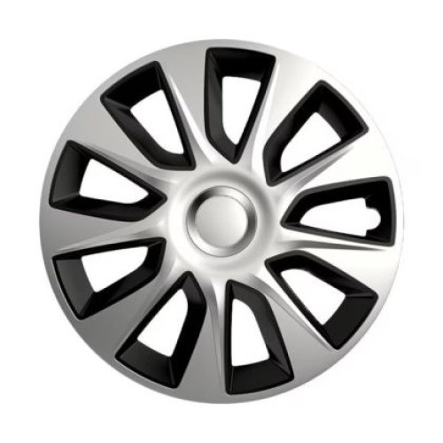 Capace Roti Versaco Stratos Silver / Black - 13'' - Set 4 buc. VERSACO VR56126